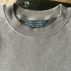 Primark Gray Crew Neck Sweater